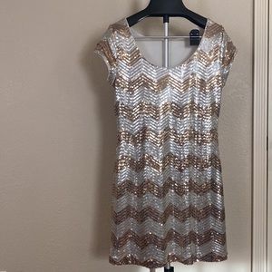 White House Black Market Sequenced Dress.